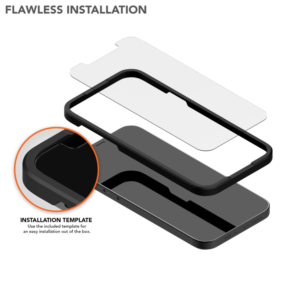 2 Avalanche Tempered Glass Screen Protector Iphone 12 Pro Max - Picture 5 of 8